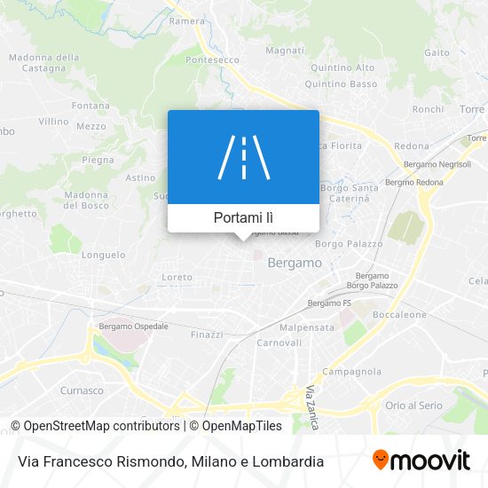 Mappa Via Francesco Rismondo