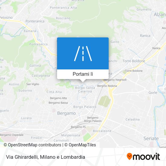 Mappa Via Ghirardelli