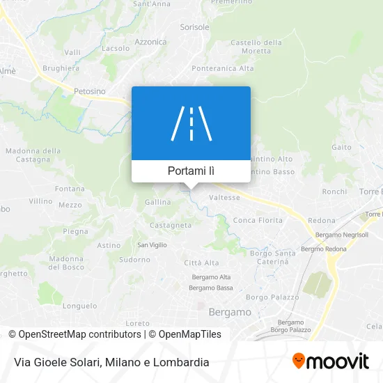 Mappa Via Gioele Solari