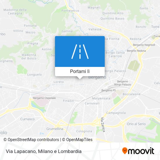 Mappa Via Lapacano