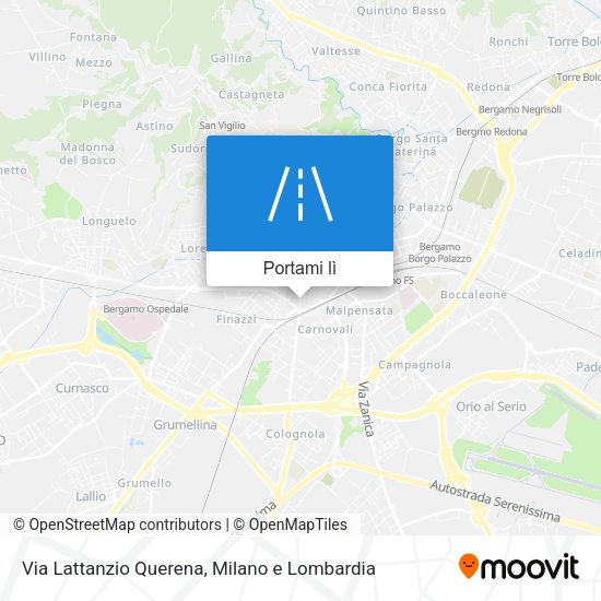 Mappa Via Lattanzio Querena