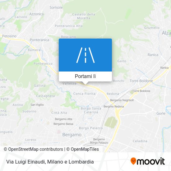 Mappa Via Luigi Einaudi