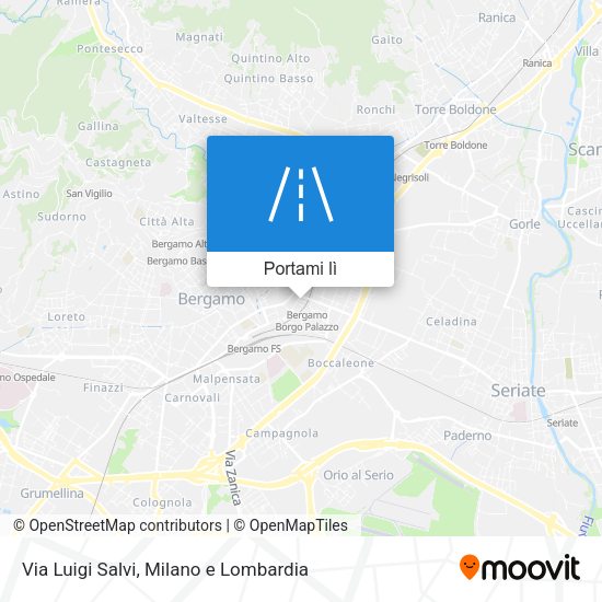 Mappa Via Luigi Salvi