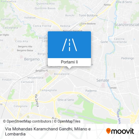 Mappa Via Mohandas Karamchand Gandhi
