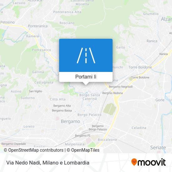 Mappa Via Nedo Nadi