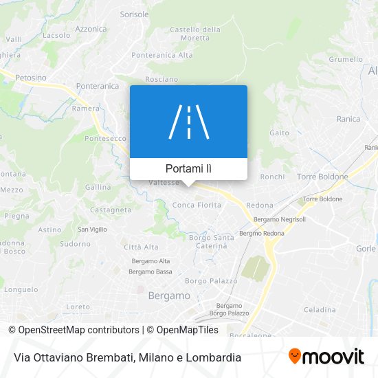 Mappa Via Ottaviano Brembati