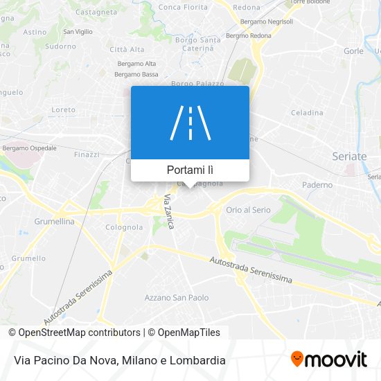 Mappa Via Pacino Da Nova