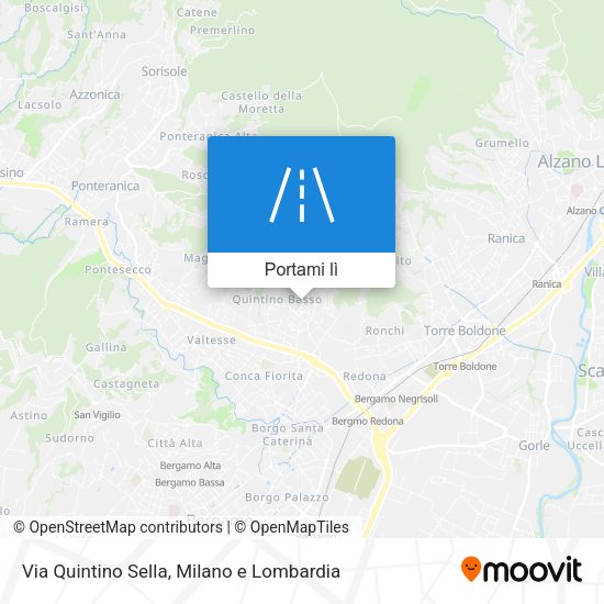 Mappa Via Quintino Sella