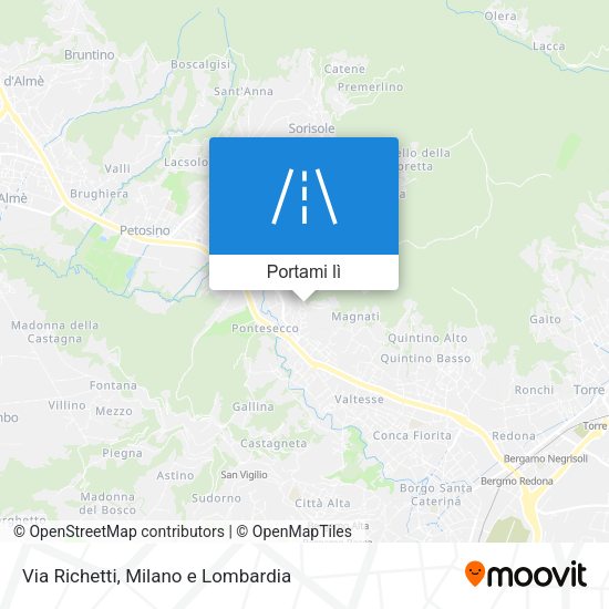Mappa Via Richetti