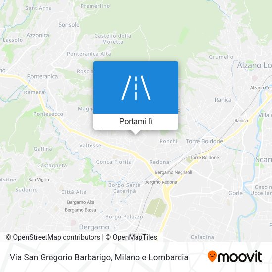 Mappa Via San Gregorio Barbarigo