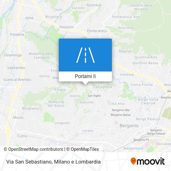 Mappa Via San Sebastiano