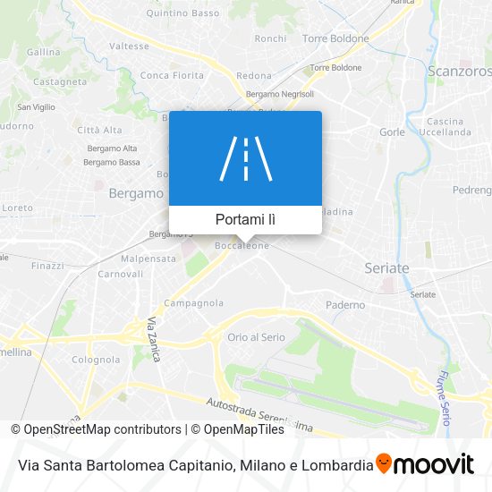 Mappa Via Santa Bartolomea Capitanio