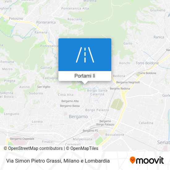 Mappa Via Simon Pietro Grassi