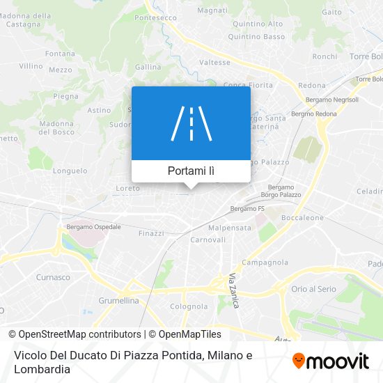 Mappa Vicolo Del Ducato Di Piazza Pontida