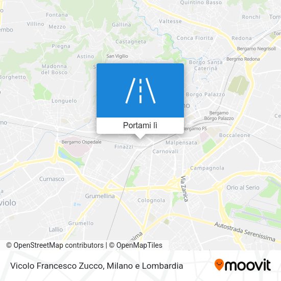 Mappa Vicolo Francesco Zucco