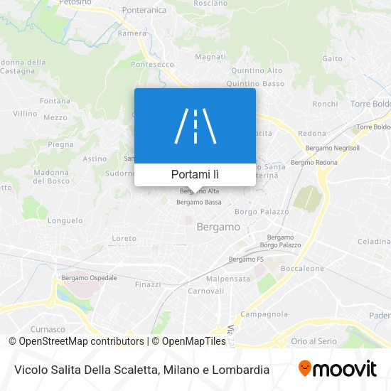 Mappa Vicolo Salita Della Scaletta