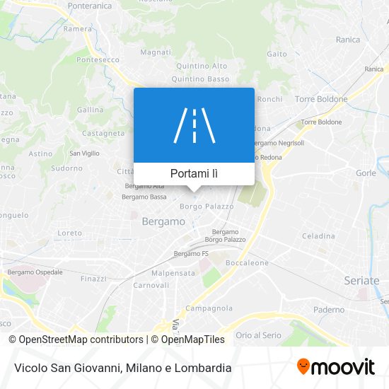 Mappa Vicolo San Giovanni