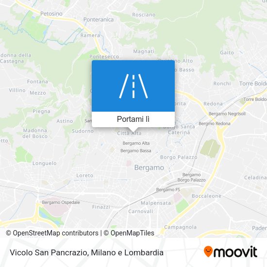 Mappa Vicolo San Pancrazio