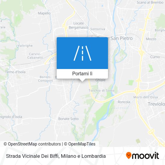 Mappa Strada Vicinale Dei Biffi
