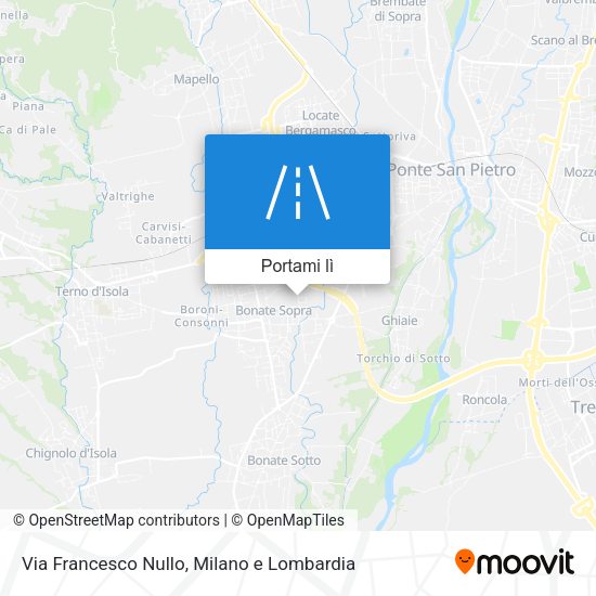 Mappa Via Francesco Nullo