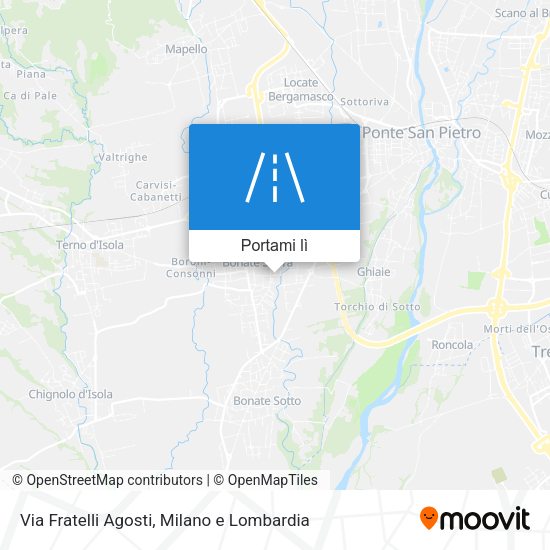 Mappa Via Fratelli Agosti