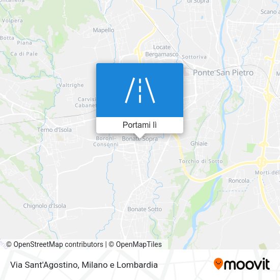 Mappa Via Sant'Agostino