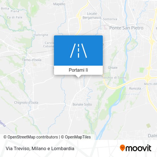 Mappa Via Treviso