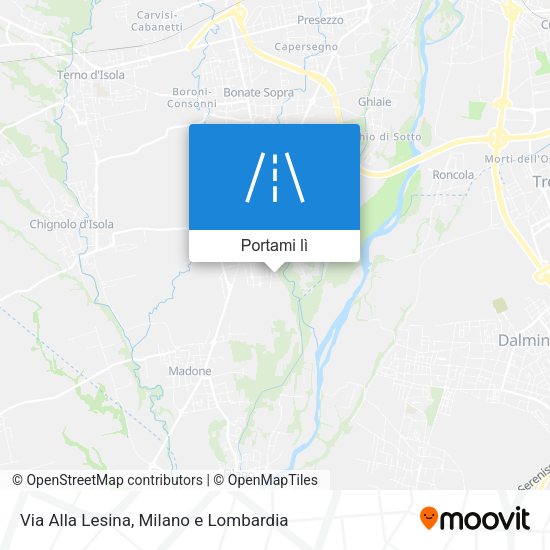 Mappa Via Alla Lesina
