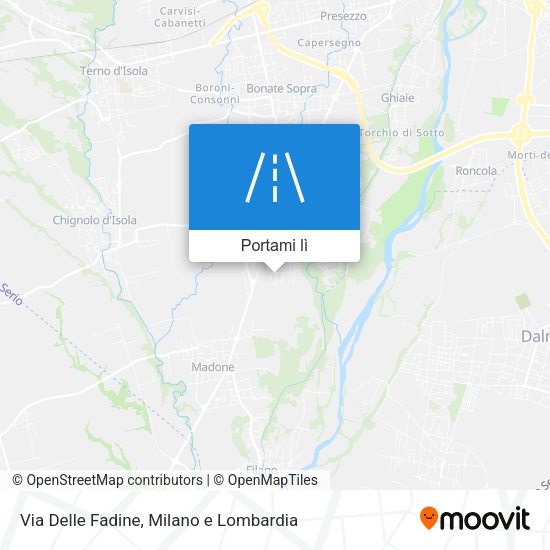 Mappa Via Delle Fadine