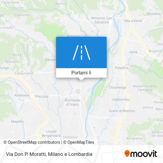 Mappa Via Don P. Moratti
