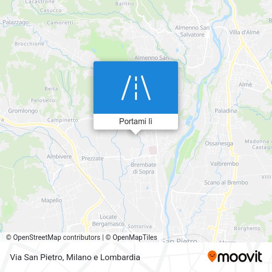 Mappa Via San Pietro