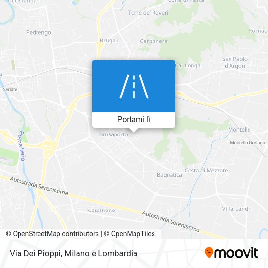 Mappa Via Dei Pioppi