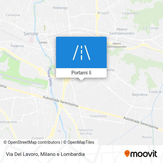 Mappa Via Del Lavoro