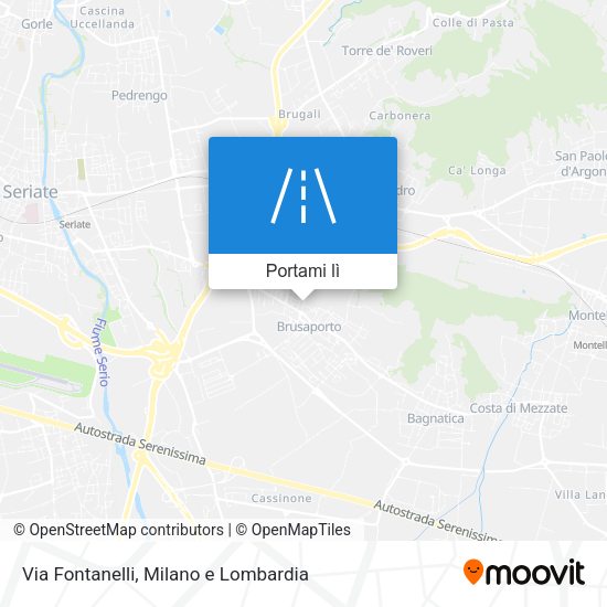 Mappa Via Fontanelli