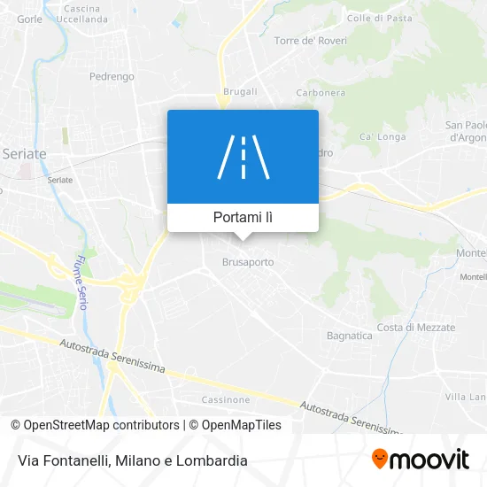Mappa Via Fontanelli