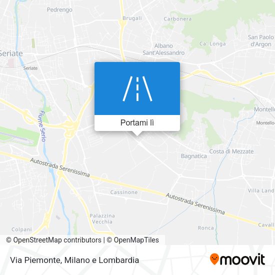 Mappa Via Piemonte