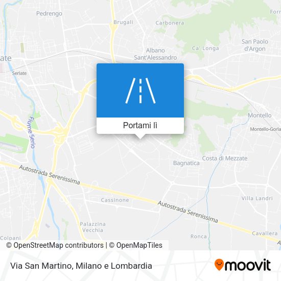 Mappa Via San Martino