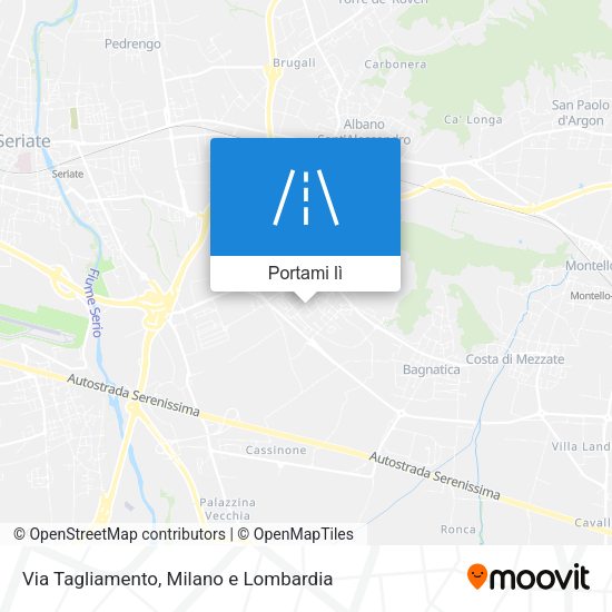 Mappa Via Tagliamento