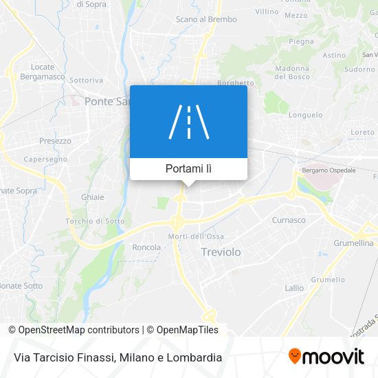Mappa Via Tarcisio Finassi