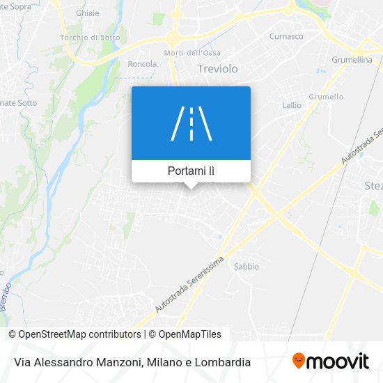 Mappa Via Alessandro Manzoni
