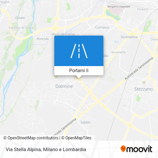 Mappa Via Stella Alpina