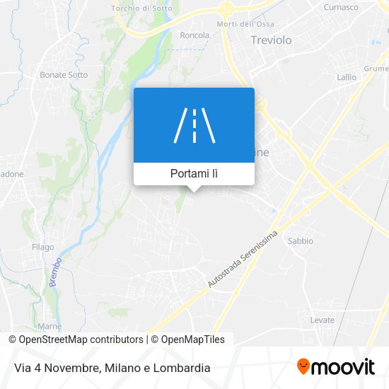 Mappa Via 4 Novembre