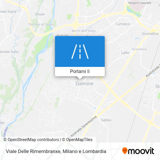 Mappa Viale Delle Rimembranxe