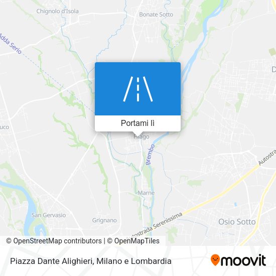 Mappa Piazza Dante Alighieri