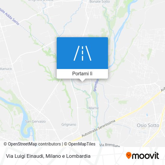 Mappa Via Luigi Einaudi