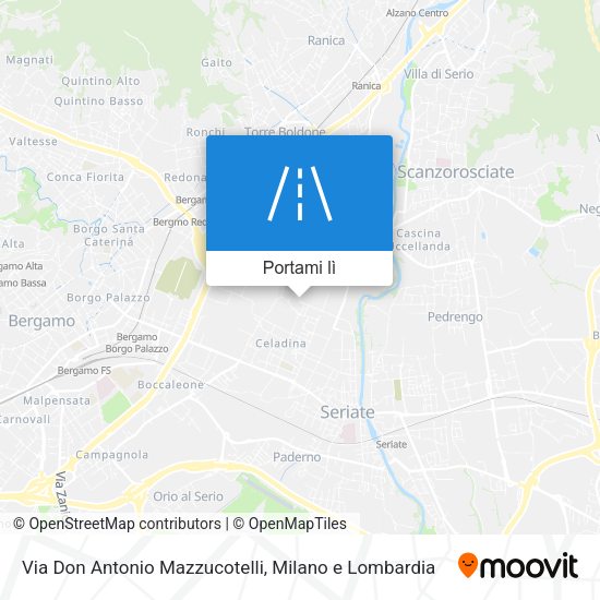 Mappa Via Don Antonio Mazzucotelli