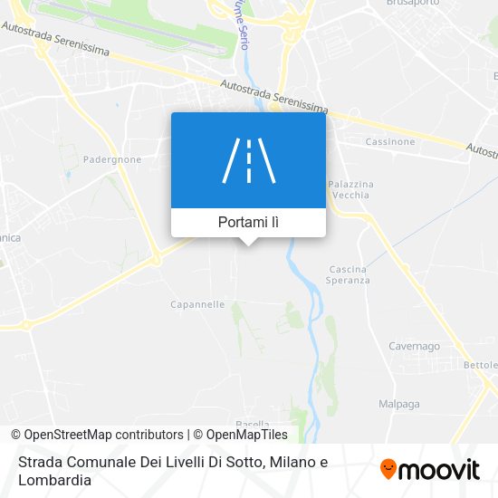 Mappa Strada Comunale Dei Livelli Di Sotto
