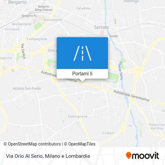 Mappa Via Orio Al Serio
