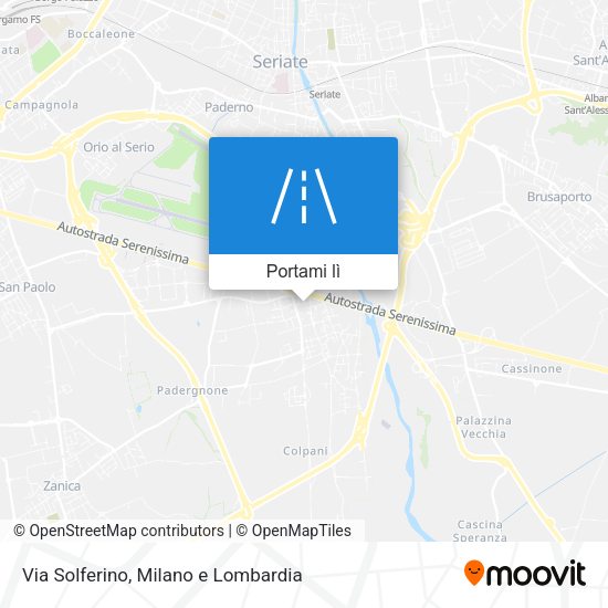 Mappa Via Solferino