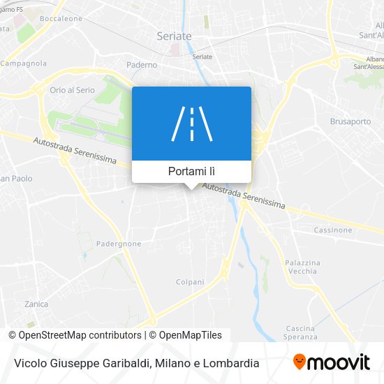Mappa Vicolo Giuseppe Garibaldi